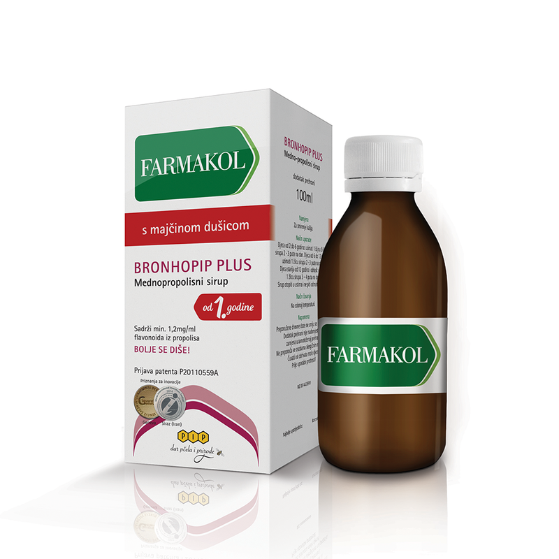 Bronhopip plus - mednopropolisni sirup