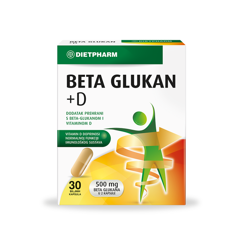 Beta-glukan + vitamin D kapsule